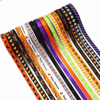 10mm Halloween Party Scene Decoration Ribbon 16 Colors