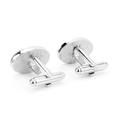 Cufflinks 'Prata' para Noivo para Camisas de Casamento 2pcs