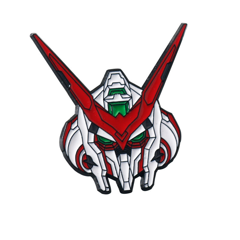 Anime Gundam Metal Badge Brosje 8 Pakke