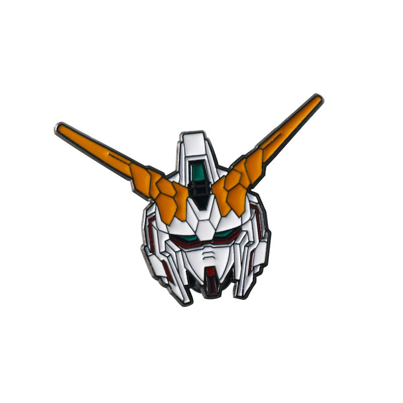 Anime Gundam Metal Badge Brosje 8 Pakke