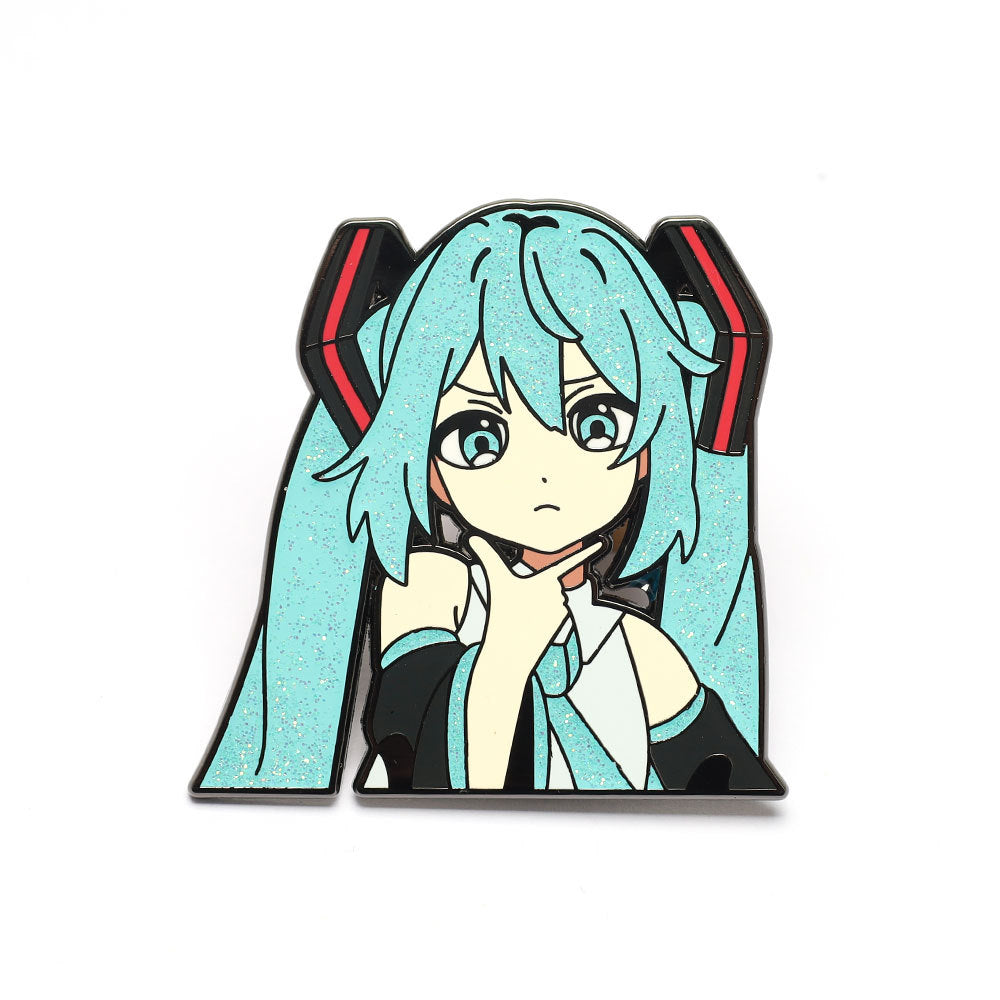 Distintivo Colecionável Virtual Diva Hatsune Miku 2pcs