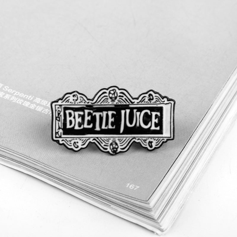 Beetlejuice Betelgeuse Alloy Brooch 4 Pack