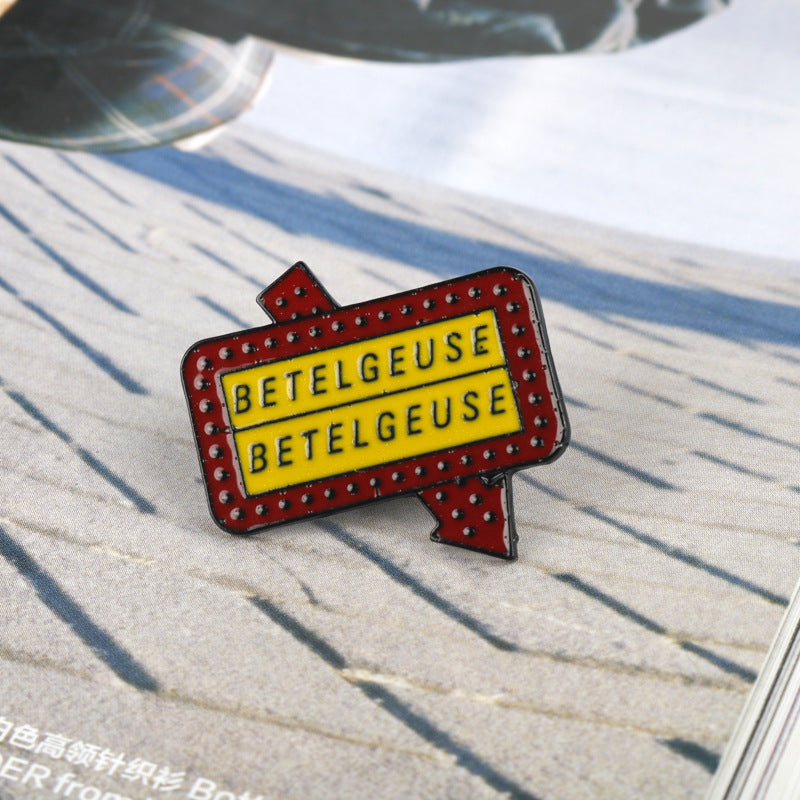 Broche en alliage Beetlejuice Betelgeuse - Pack de 4