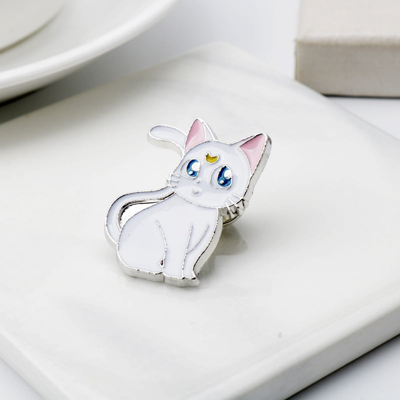 Sailor Moon Luna Droplet Alloy Brooch  3 Pack