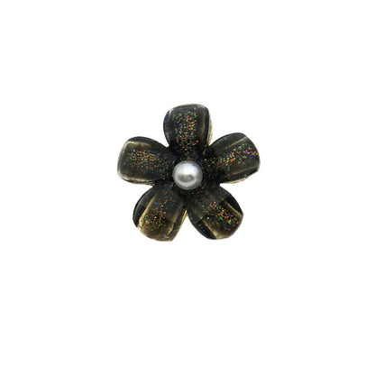 11mm-20mm Flower Pearl Metal Buttons for Children's Tops 12pcs