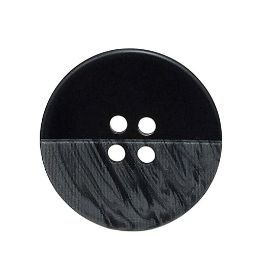 15-28mm Round 4-Hole Dual-Tone Resin Coat Buttons