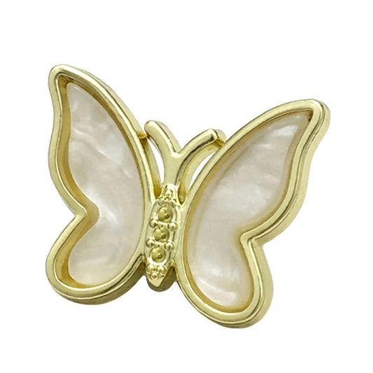 Boutons en métal 3D papillon vintage de 20 mm pour vêtements d'extérieur pour femmes, 12 pièces