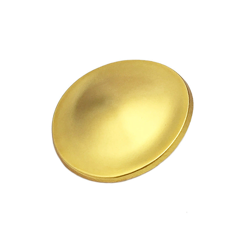 20/25mm Frosted Gold Round Raised Metal Buttons 20pcs