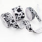 10mm/22mm/38mm Cow Print Heat Transfer Grosgrain Ribbon 3 Pack