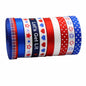 9mm American Flag Ribbon for Independence Day 10 Colors