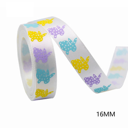 9mm/16mm Easter Gift Packaging Ribbons 10 Pack 50 Yards