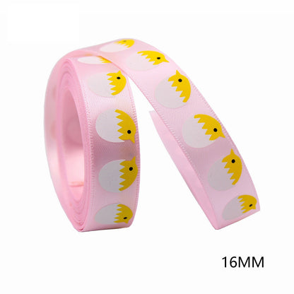 9mm/16mm Easter Gift Packaging Ribbons 10 Pack 50 Yards