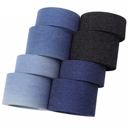 10mm/16mm/25mm/40mm Denim Fabric Edge Binding Ribbon 10 Yards