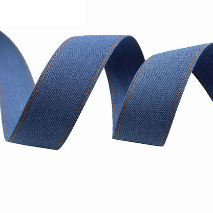 10.9 Yards (10 Meters) Denim Fabric Ribbon for DIY Crafts