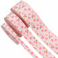 10/25/38mm Pink Cherry Bias Tape Hairband Craft Ribbon 3 Pack 15 Yards