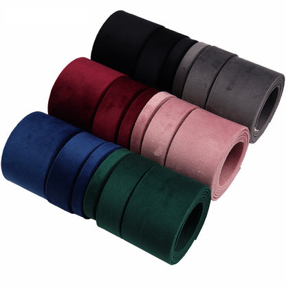 10/25/50mm Liss Velvet Bias Tape Ribbon - 3 Mixed Size Pack