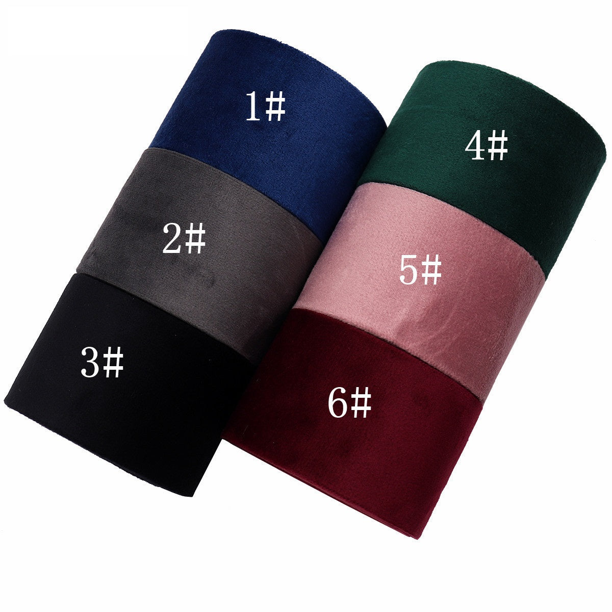 10/25/50mm Liss Velvet Bias Tape Ribbon - 3 Mixed Size Pack