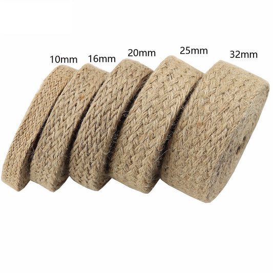 10/16/20/25/32mm Hennep Linten voor DIY Cadeau Dozen en Bloemen 5-Pack