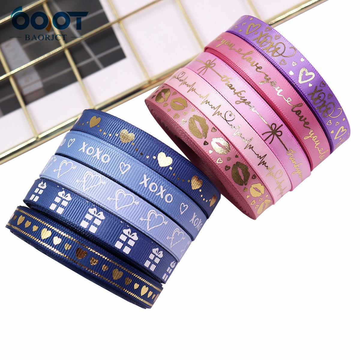 10mm Valentine's Day Gift Packaging Ribbon 10 Colors