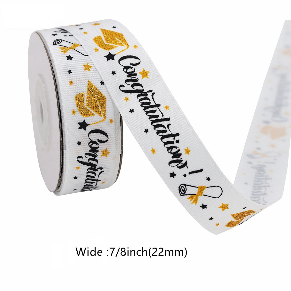 10/22mm Graduation Season Ribbon 7 Pack