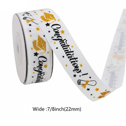 10/22mm Graduation Season Ribbon 7 Pack