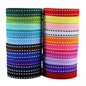 10mm Striped Ribbon Set 20 Colors (5 Yards per color)