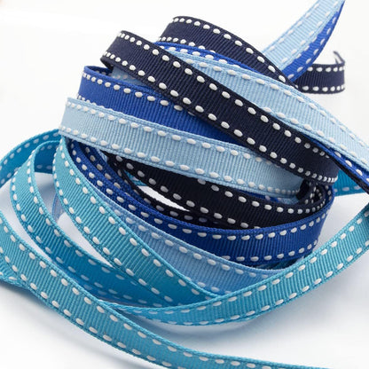 10mm Striped Ribbon Set 20 Colors (5 Yards per color)