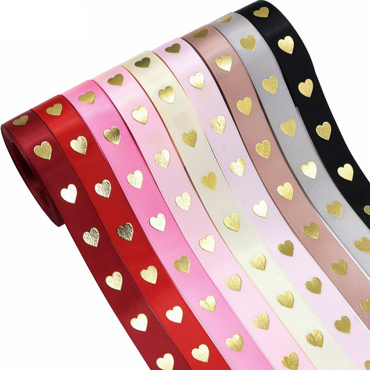 Ruban de Stamping à Chaud de 16 mm pour la Saint-Valentin - Pack de 9 Couleurs