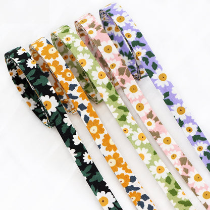 10mm Sunflower Ribbon for Handmade Hair Clips 5 Colors Pack 25 Yards