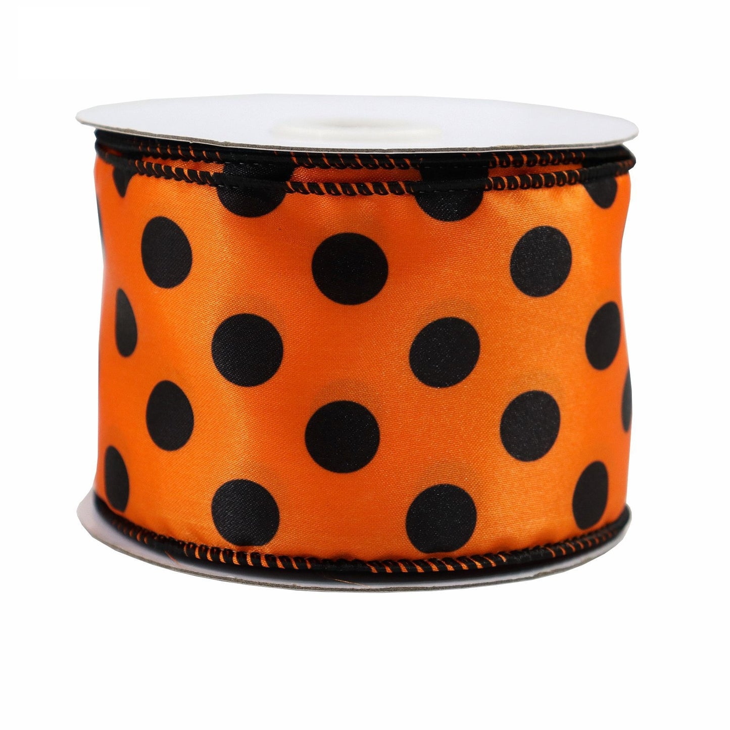 2.5 Inch Polka Dot,Stripe,Diamond Dot Halloween Ribbons 5 Pack