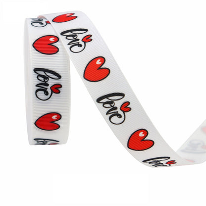 22mm Valentine's Day Themed Ribbon 12 Pack 60 Yards