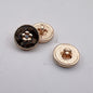 12.5mm Round Diamond Metal Buttons for Women's Shirts 50pcs