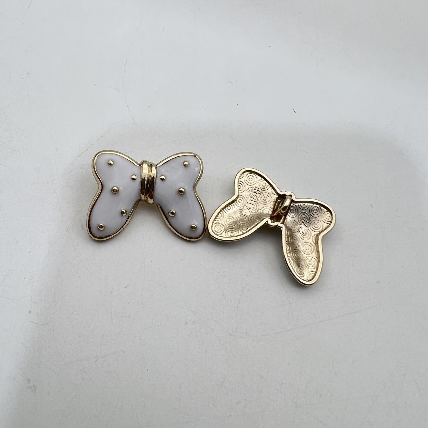 Botones de metal en forma de mariposa estrellada de 30 mm con gran shank, paquete de 50