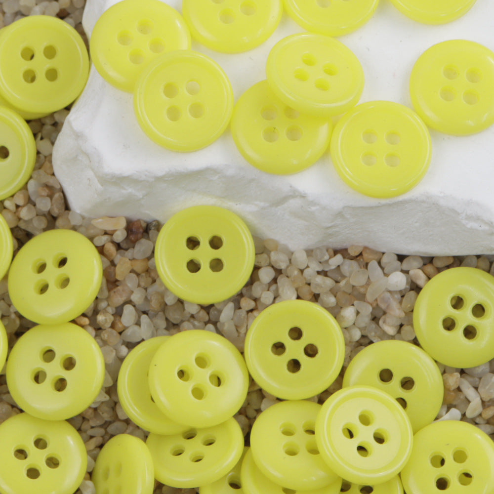 11.5/12.5mm Dopamine Colored Urea Buttons for Children's Clothing 50pcs