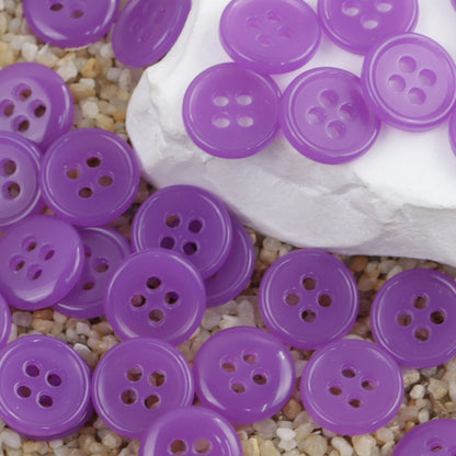 11.5/12.5mm Dopamine Colored Urea Buttons for Children's Clothing 50pcs