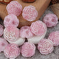 1 inch 3D Rose Resin Buttons with Hidden Holes for Blouses Cardigans 20pcs