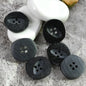 Boutons en résine vintage imitation bois grain 18-28mm pour pulls en laine 20pcs