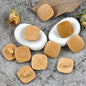 11.5-20mm Square Round Oval Natural Bamboo Shank Mushroom Buttons 100pcs