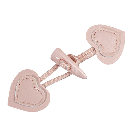 16 cm rosa harpiks horn lærknapper for dames trenchcoater 6 stk