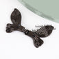 4.8cm Chinese Butterfly-Shaped Zinc Alloy Hook Decoration Buttons 20pcs