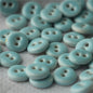 15mm Blue Orange Round Double-hole Hand-painted Ceramic Sewing Buttons 6pcs