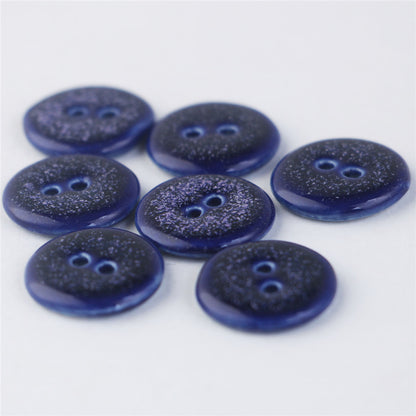 18/30mm Blauwe Ronde en Driehoekige 2-Gat Keramische Knopen voor Jasje Decoratie 5PCS