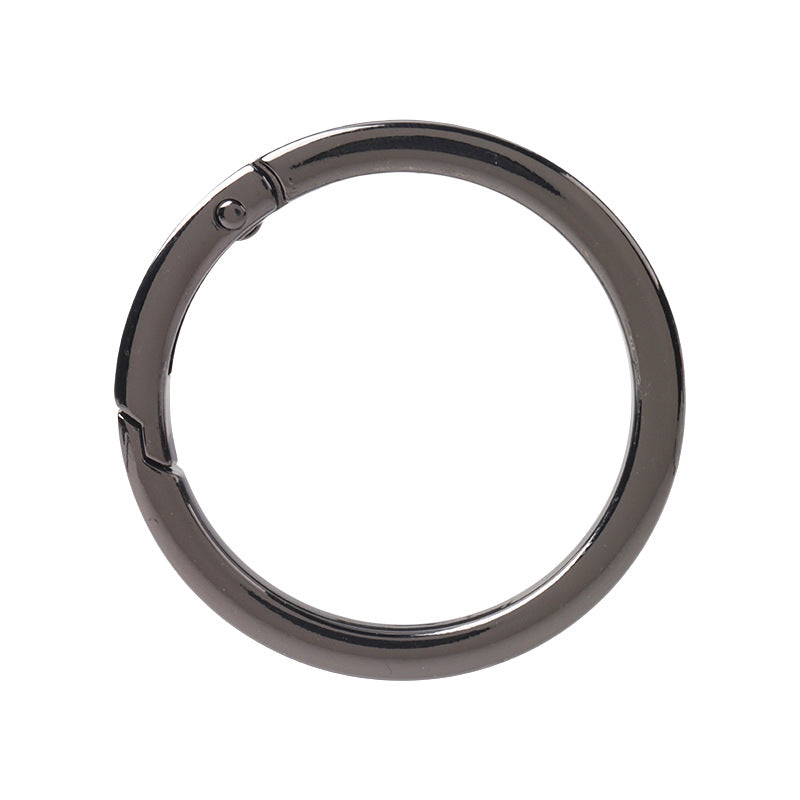 16-38mm Metall DIY Åpen Ring Fjærkrok Spenne 10stk