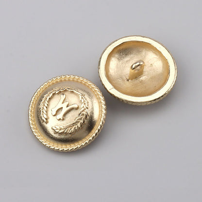 17,5/22,5 mm Korean Eco-friendly Vintage Metalliset Hopeanväriset Napit, joissa on Kankaat 3 kpl