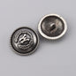 17,5/22,5mm Bottoni in Metallo Vintage Eco-friendly Coreano con Anello 3pcs