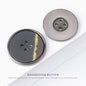 15 - 25mm Round Flat Resin Metal Four Hole Buttons for Sweaters 25 Pack