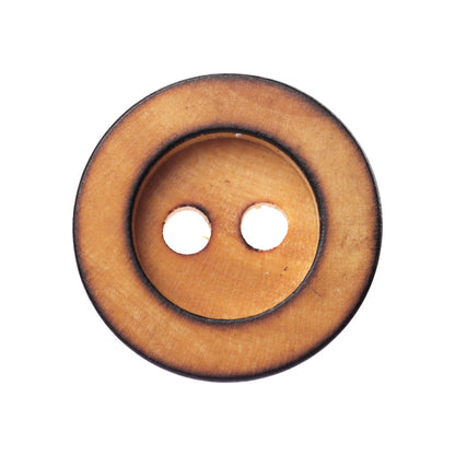 11.5mm Round 2-Hole Poplar Wood Buttons for Children's Sweater Cardigans 60pcs