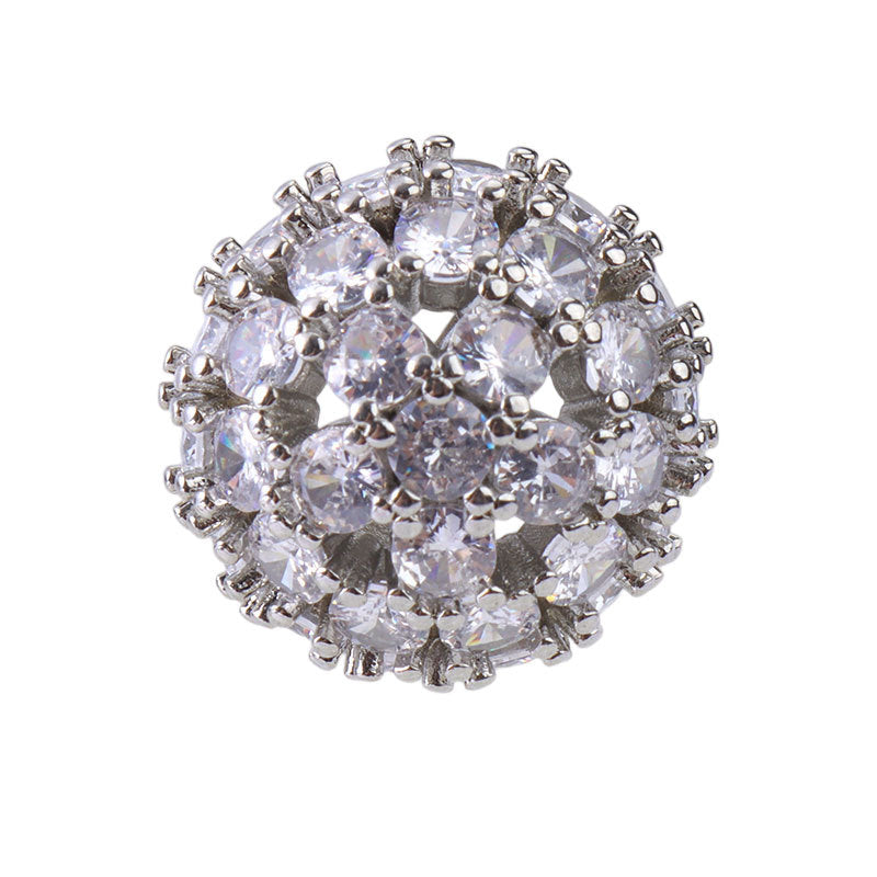 19mm Luksus Full Diamant Zircon Krystall Knapper for Kvinnejakker 2stk