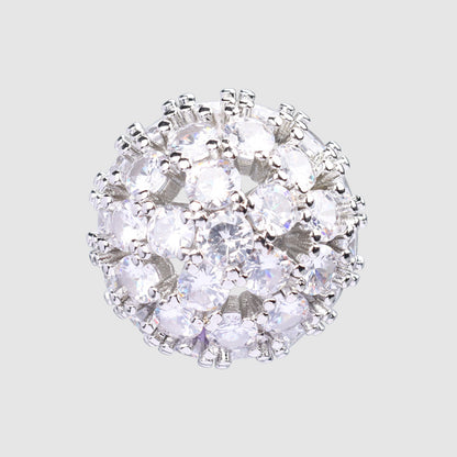 19mm Luksus Full Diamant Zircon Krystall Knapper for Kvinnejakker 2stk