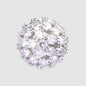 19mm Luxury Full Diamond Zircon Crystal Button for Women's Coats 2pcs